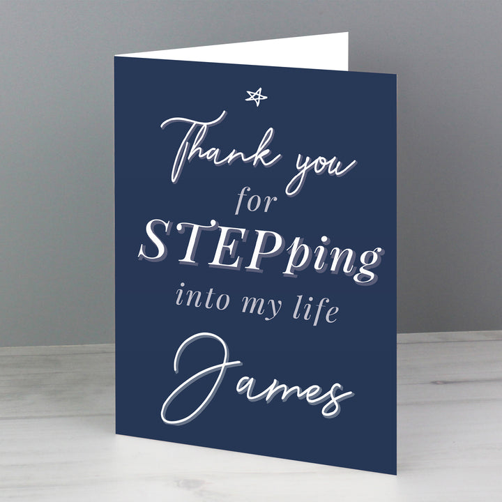 Buy Personalised Stepdad Card at www.giftsfinder.co.uk