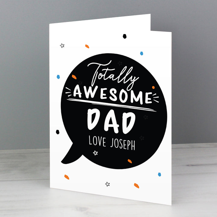 Personalised Totally Awesome Card - part of the Gifts Finder Personalised Cards collection