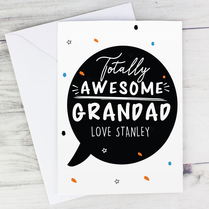 Personalised Totally Awesome Card - part of the Gifts Finder Personalised Cards collection