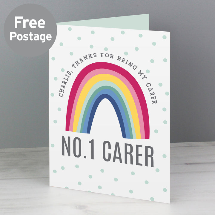 Buy Personalised Rainbow Card at www.giftsfinder.co.uk