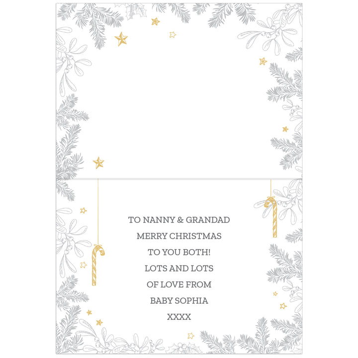 Personalised 'On Your First Christmas As' Card - part of the Gifts Finder Personalised Christmas Cards collection