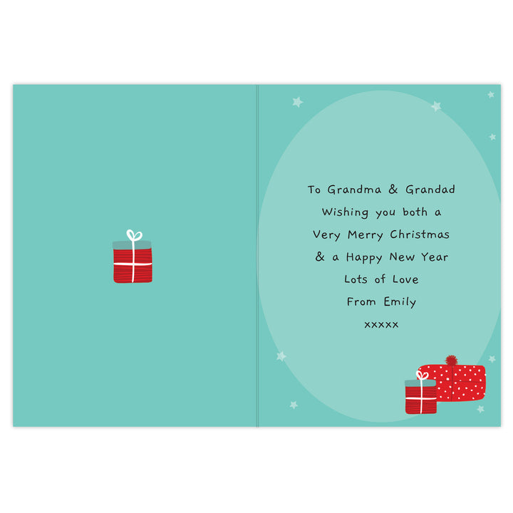 Buy Personalised Mr & Mrs Claus Card at www.giftsfinder.co.uk