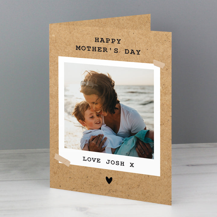 Personalised Polaroid Photo Upload Greeting Card - part of the Gifts Finder Personalised Cards collection