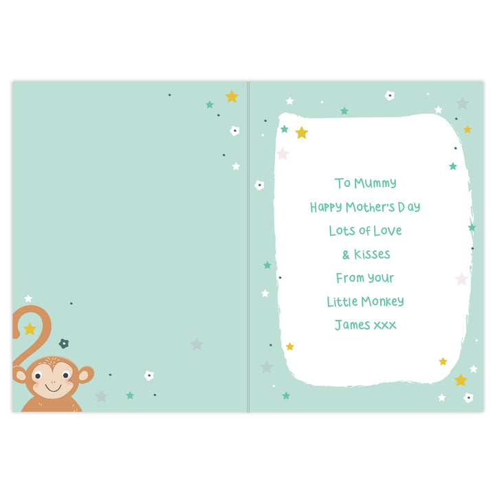 Buy Personalised From Your Cheeky Monkey Card at www.giftsfinder.co.uk