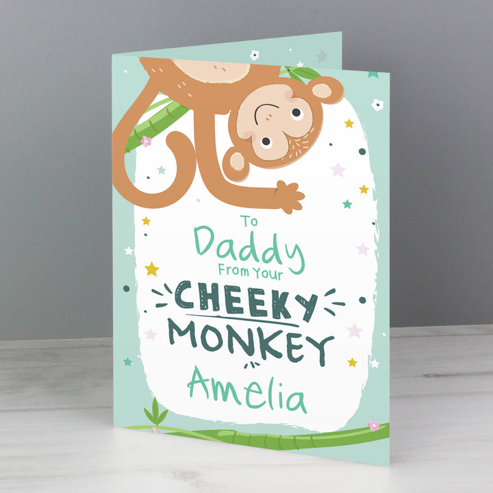 Buy Personalised From Your Cheeky Monkey Card at www.giftsfinder.co.uk