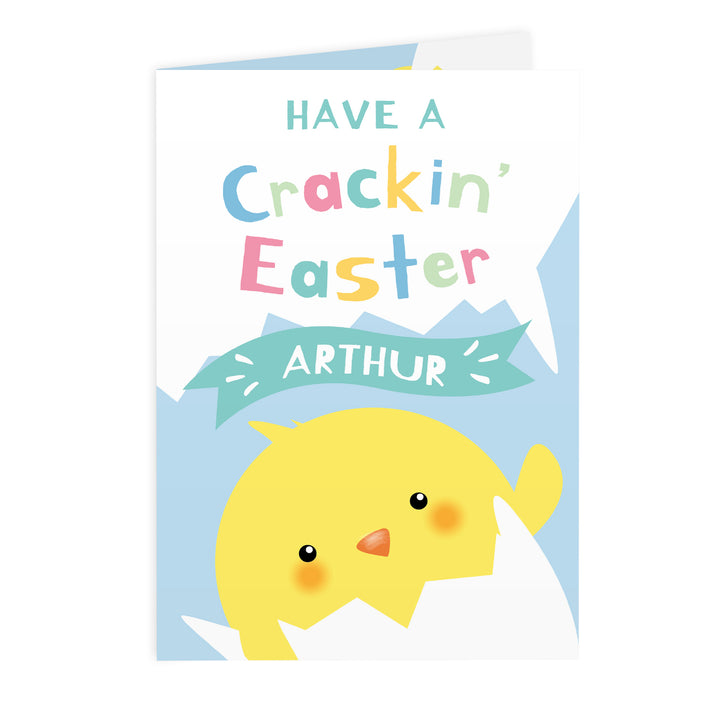 Buy Personalised Have A Cracking Easter Card at www.giftsfinder.co.uk