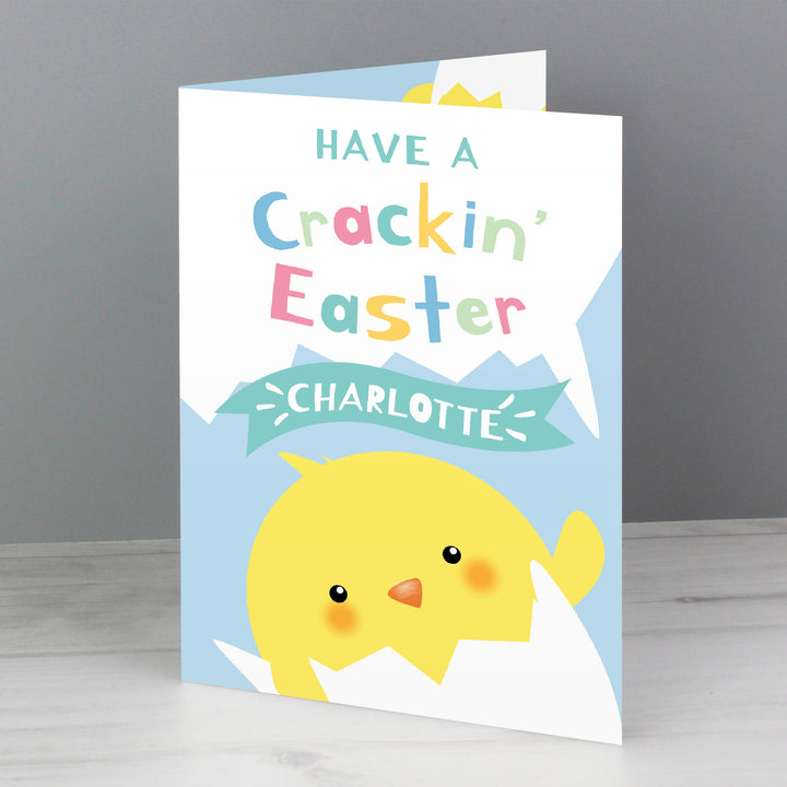 Buy Personalised Have A Cracking Easter Card at www.giftsfinder.co.uk