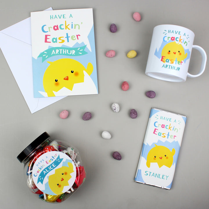 Buy Personalised Have A Cracking Easter Card at www.giftsfinder.co.uk