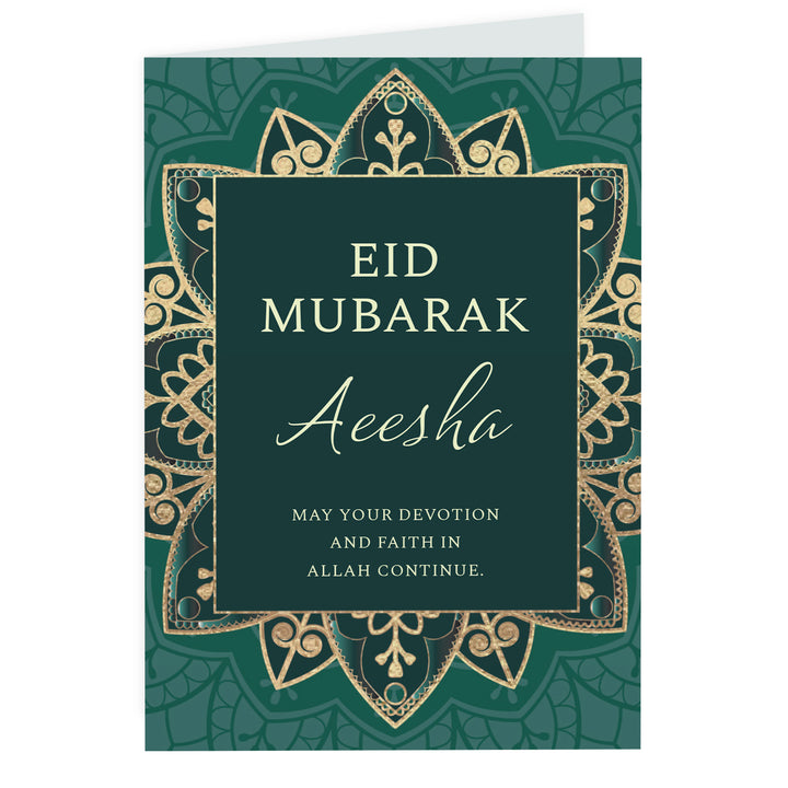 Personalised Eid And Ramadan Card - part of the Gifts Finder Personalised Cards collection