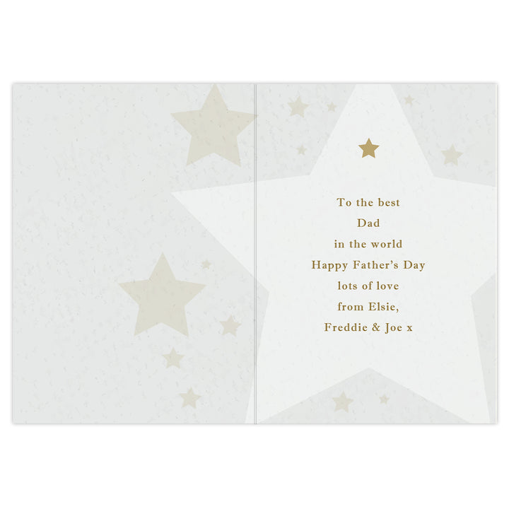 Personalised Number 1 Medal Card - part of the Gifts Finder Personalised Cards collection