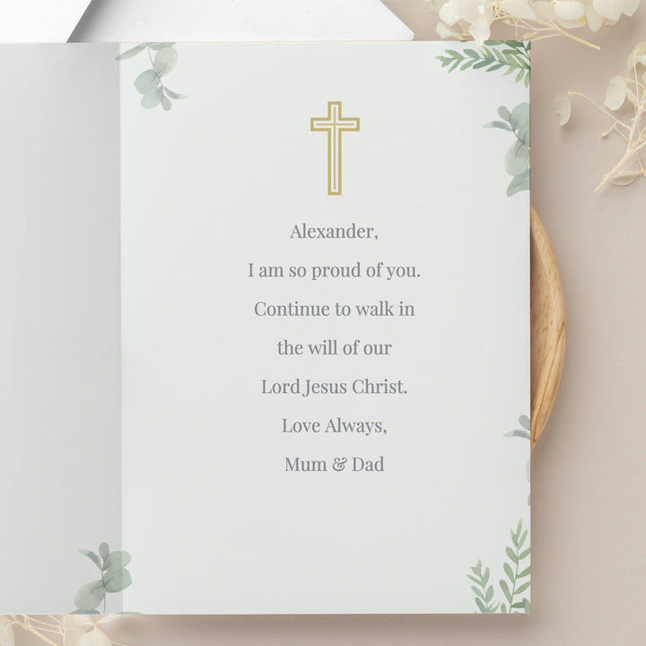 Personalised First Holy Communion Card - part of the Gifts Finder Personalised First Holy Communion Gifts collection