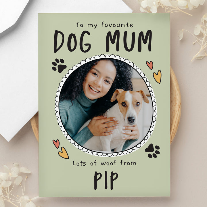 Buy Personalised From the Dog Photo Upload Card - Father's Day gift available now at www.giftsfinder.co.uk