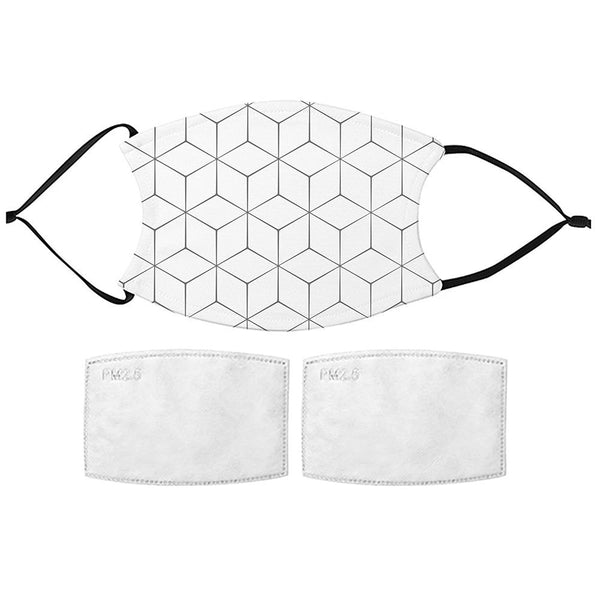 Geometric Pattern Face Mask (Personalised Face Masks) available to buy now at www.giftsfinder.co.uk