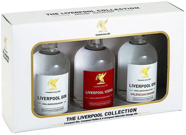 Gin The Liverpool Artisanal Handcrafted Spirits 3X 5Cl Gift Set available to buy at www.giftsfinder.co.uk