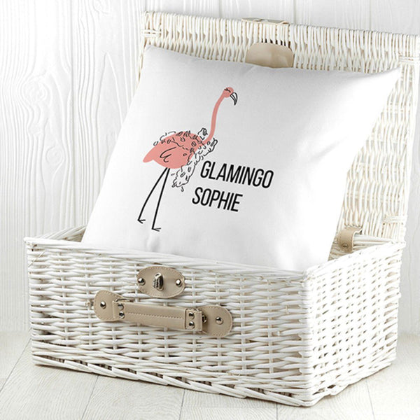 Glamingo Cushion Cover (Personalised Cushion Covers) available to buy now at www.giftsfinder.co.uk