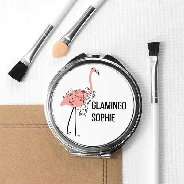 Buy Glamingo Round Compact Mirror at www.giftsfinder.co.uk