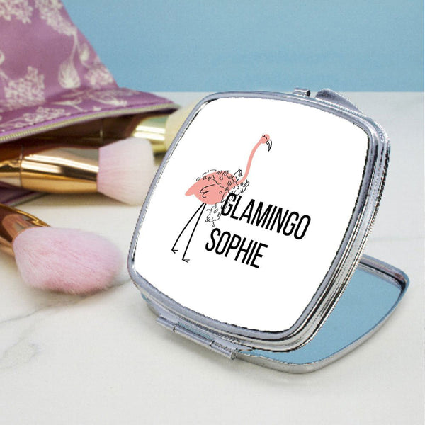 Buy Glamingo Square Compact Mirror at www.giftsfinder.co.uk