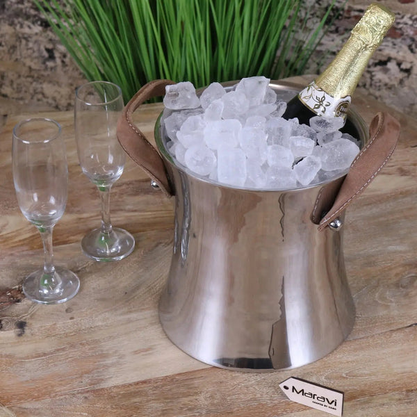 Navin Luxury Champagne Ice Bucket Double Wall