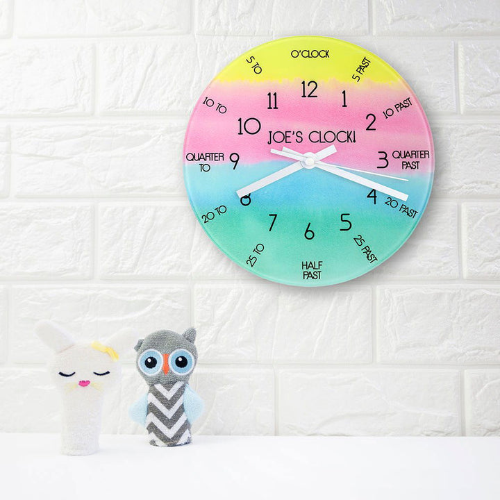 I Can Tell The Time! Personalised Wall Clock in gift category 