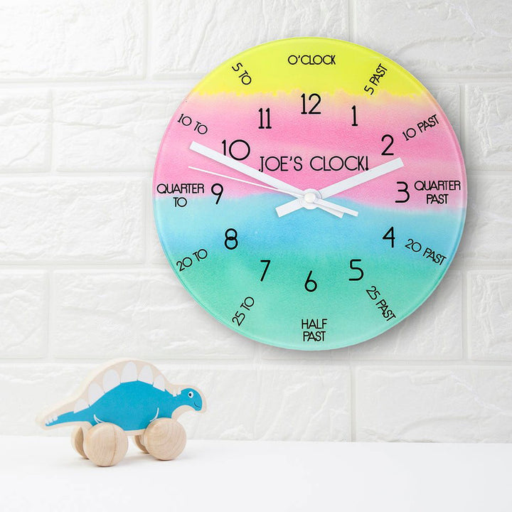 Buy I Can Tell The Time! Personalised Wall Clock at www.giftsfinder.co.uk