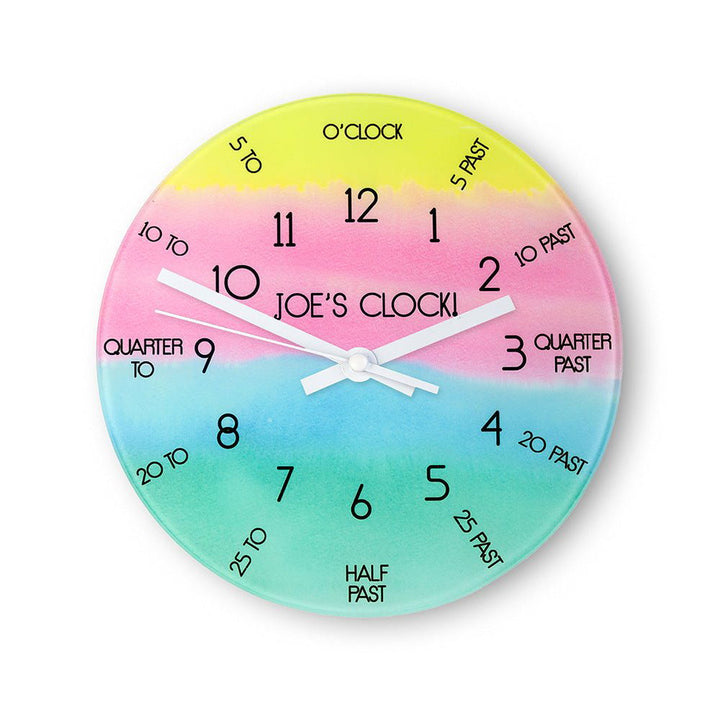 I Can Tell The Time! Personalised Wall Clock in gift category 