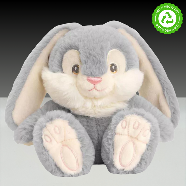 Keeleco Patchfoot Grey Rabbit 15Cm available to buy at www.giftsfinder.co.uk