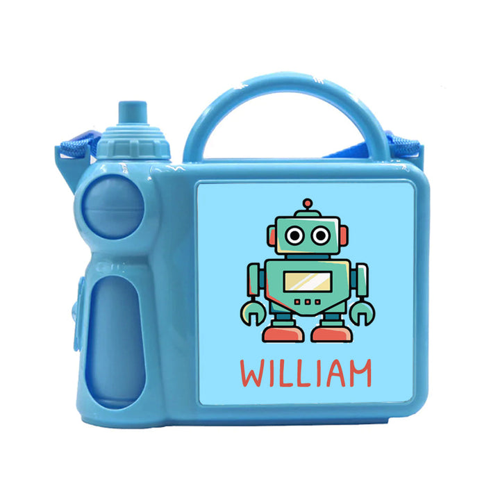 Buy Personalised Kids Lunch Box with Water Bottle available now at www.giftsfinder.co.uk