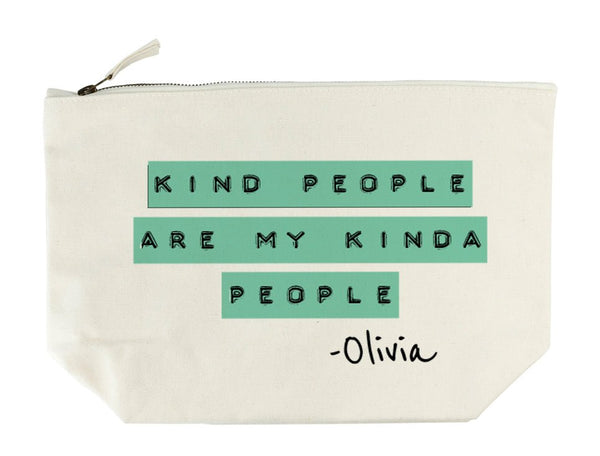 Kind People (Green) Wash Bag in gift category 