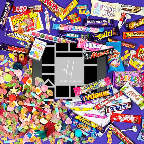 Large Mega Mix Chocolate, Retro Sweets & 2kg Pick N Mix Gift Hamper