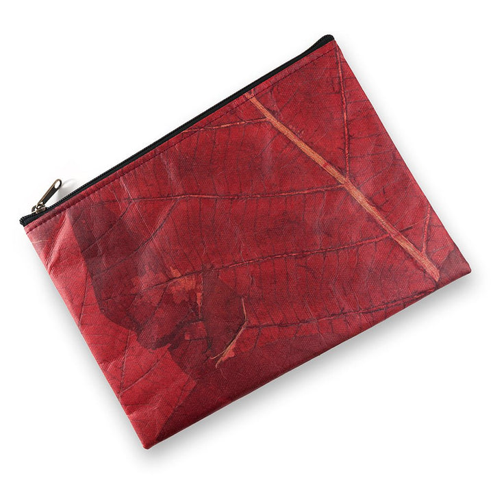 Buy Leaf Leather Clutch Bag - Large available now at www.giftsfinder.co.uk