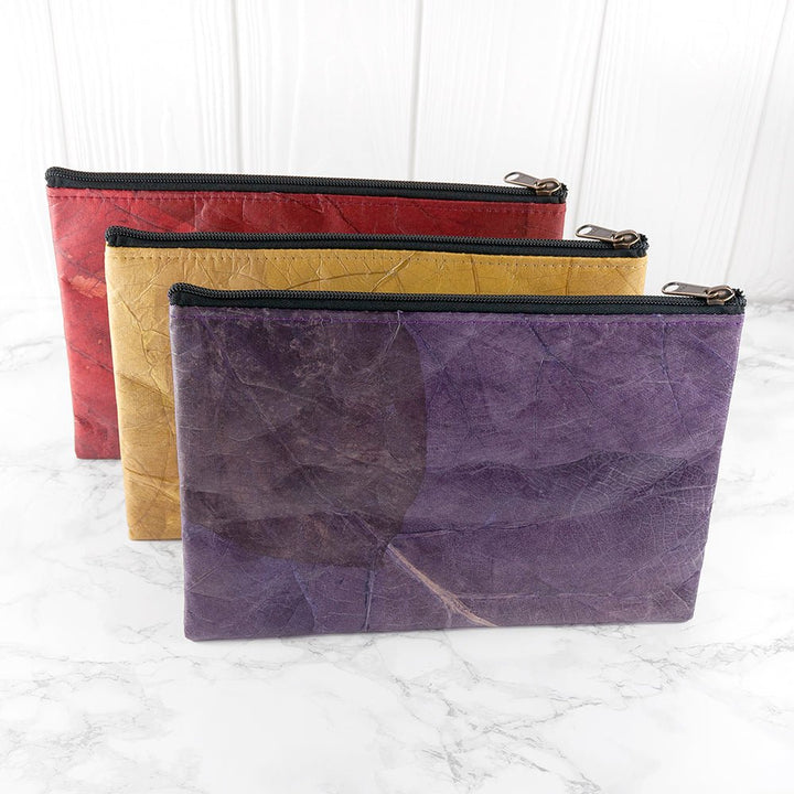 Buy Leaf Leather Clutch Bag - Large available now at www.giftsfinder.co.uk