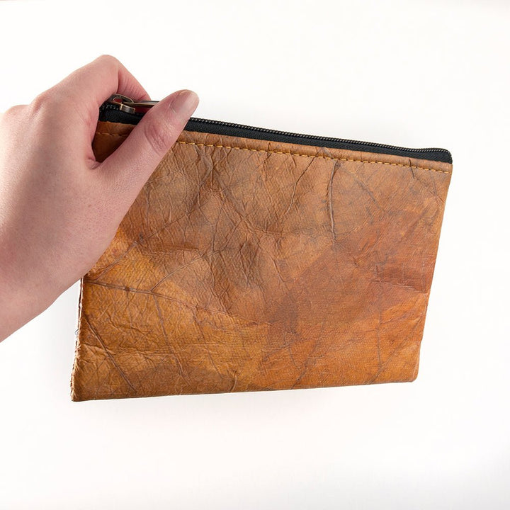 Buy Leaf Leather Clutch Bag - Small available now at www.giftsfinder.co.uk