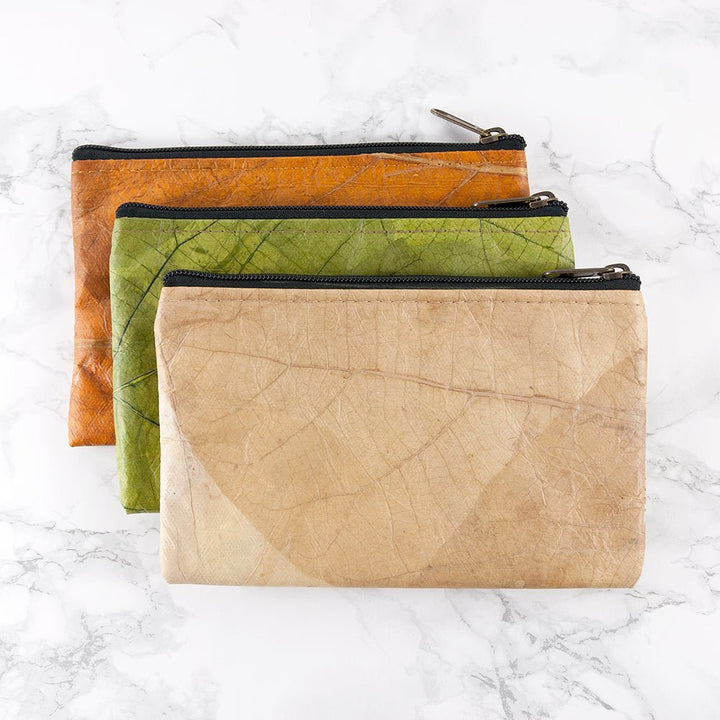 Buy Leaf Leather Clutch Bag - Small available now at www.giftsfinder.co.uk