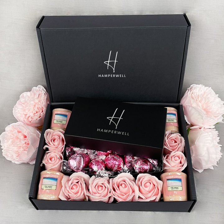 Yankee Candle Ultimate Gift Hamper With Pink Roses - part of the Gifts Finder  collection