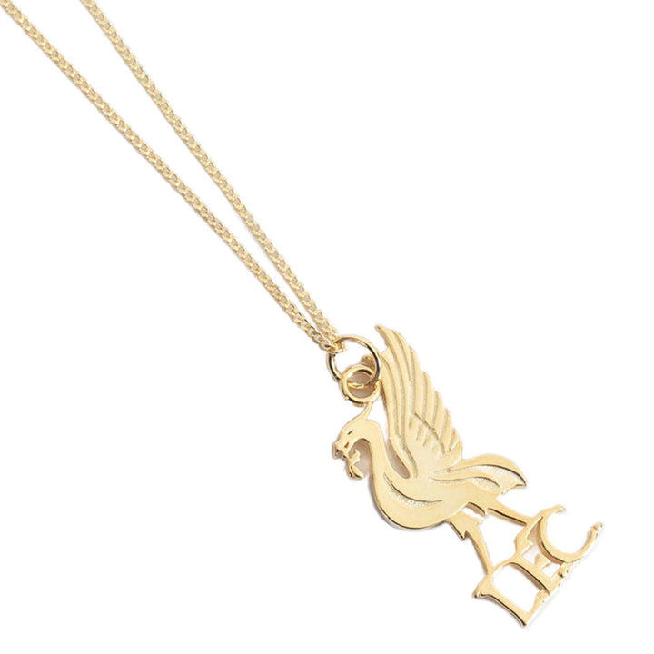 Liverpool Fc 18Ct Gold Plated On Silver Liverbird Pendant & Chain available to buy at www.giftsfinder.co.uk