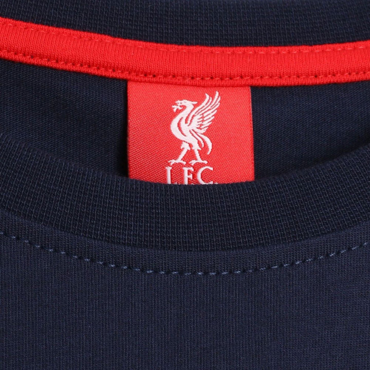 Liverpool Fc 88-89 Crest T Shirt Mens Navy L available to buy at www.giftsfinder.co.uk