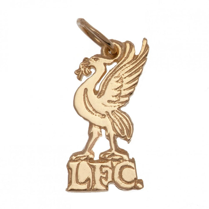 Liverpool Fc 9Ct Gold Pendant Liverbird Small available to buy at www.giftsfinder.co.uk