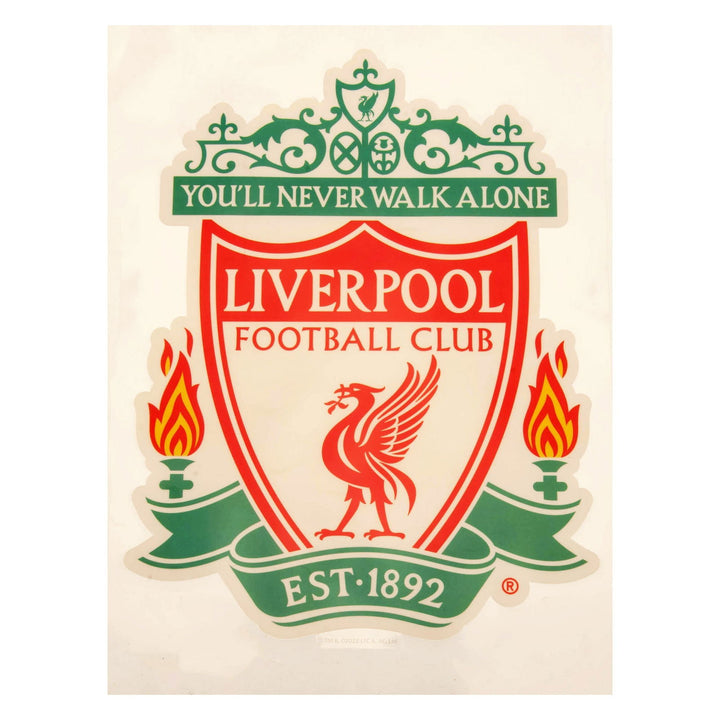 Liverpool Fc A4 Car Decal Cr available to buy at www.giftsfinder.co.uk