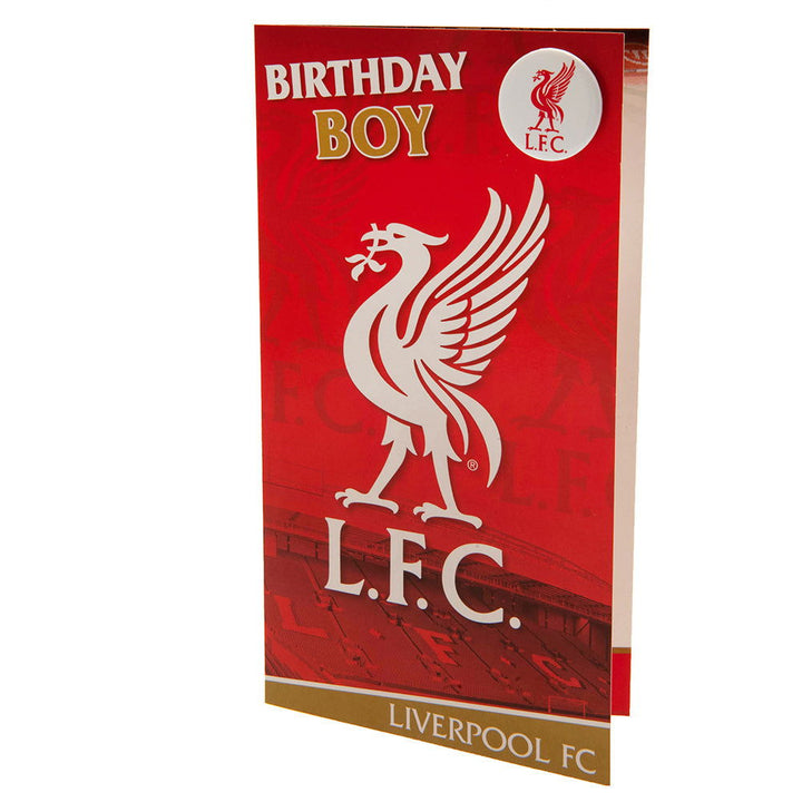 Liverpool Fc Birthday Card Boy available to buy at www.giftsfinder.co.uk