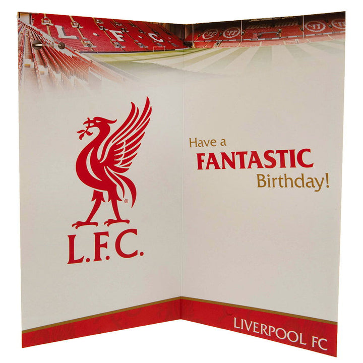 Liverpool Fc Birthday Card Boy available to buy at www.giftsfinder.co.uk