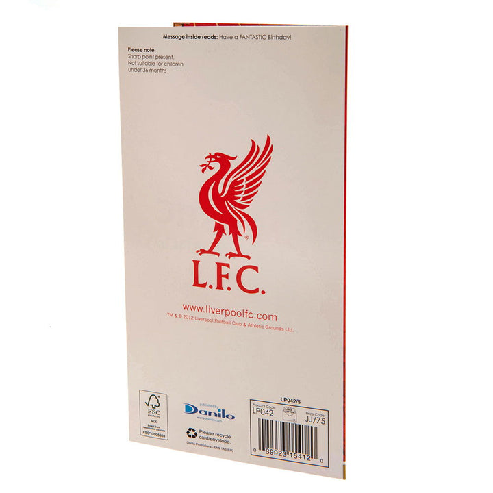 Liverpool Fc Birthday Card Boy available to buy at www.giftsfinder.co.uk