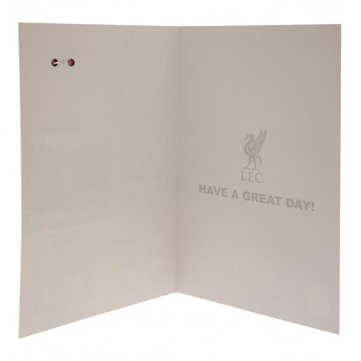 Liverpool Fc Birthday Card Son available to buy at www.giftsfinder.co.uk