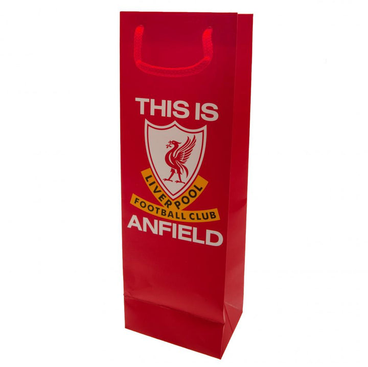 Liverpool Fc Bottle Gift Bag available to buy at www.giftsfinder.co.uk