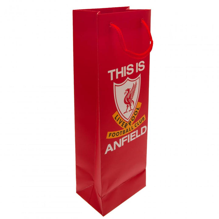 Liverpool Fc Bottle Gift Bag available to buy at www.giftsfinder.co.uk