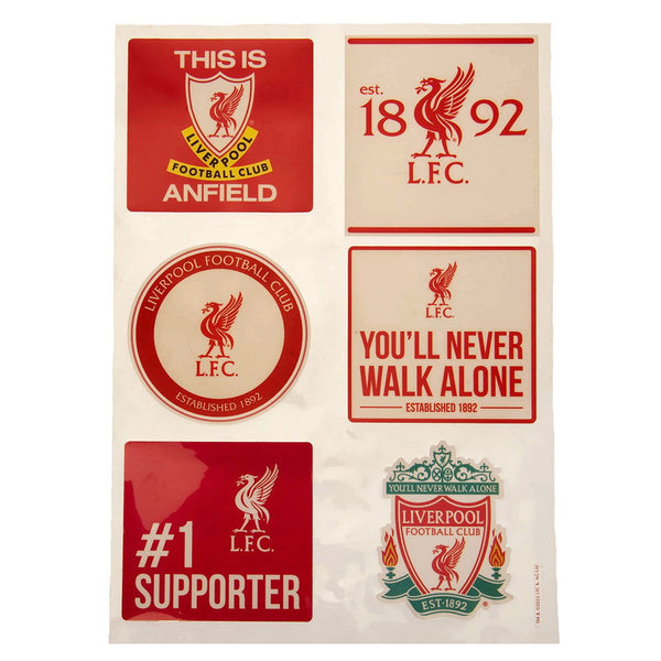 Liverpool Fc Car Decal Set available to buy at www.giftsfinder.co.uk