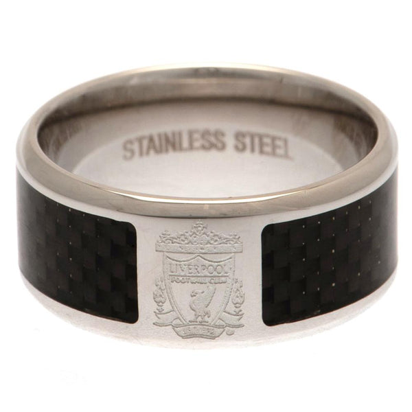 Liverpool Fc Carbon Fibre Ring Medium available to buy at www.giftsfinder.co.uk