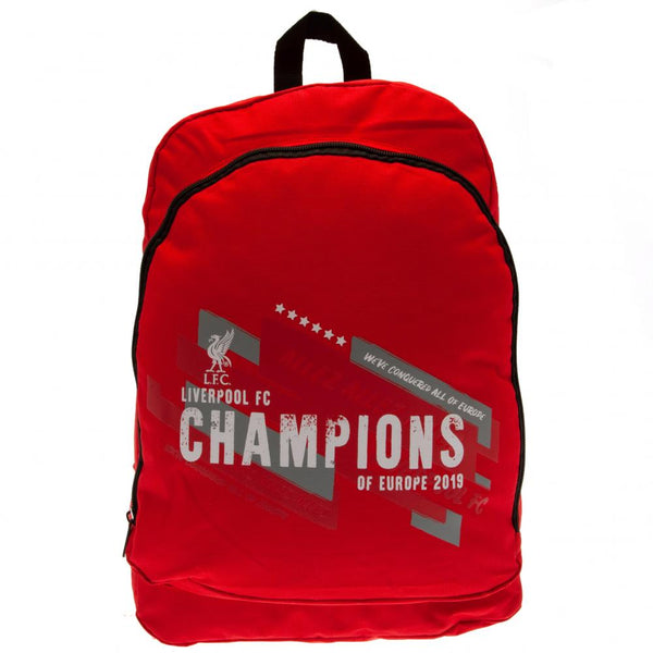 Liverpool Fc Champions Of Europe Backpack available to buy at www.giftsfinder.co.uk