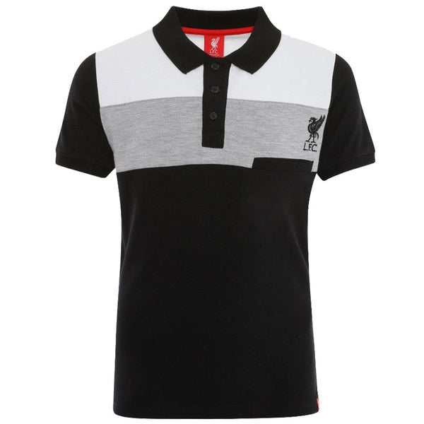 Liverpool Fc Colour Block Polo Junior 5-6 Yrs available to buy at www.giftsfinder.co.uk