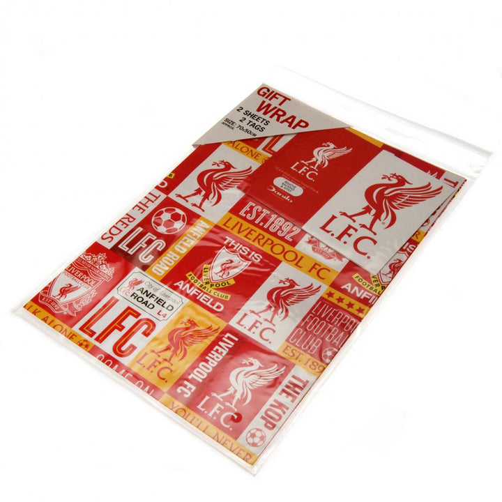 Liverpool Fc Gift Wrap available to buy at www.giftsfinder.co.uk