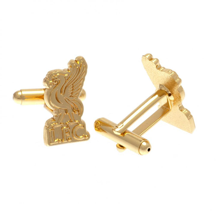 Liverpool Fc Gold Plated Cufflinks Lb available to buy at www.giftsfinder.co.uk